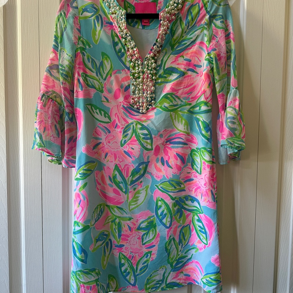 Lilly Pulitzer Elenora Dress Totally Blossom
